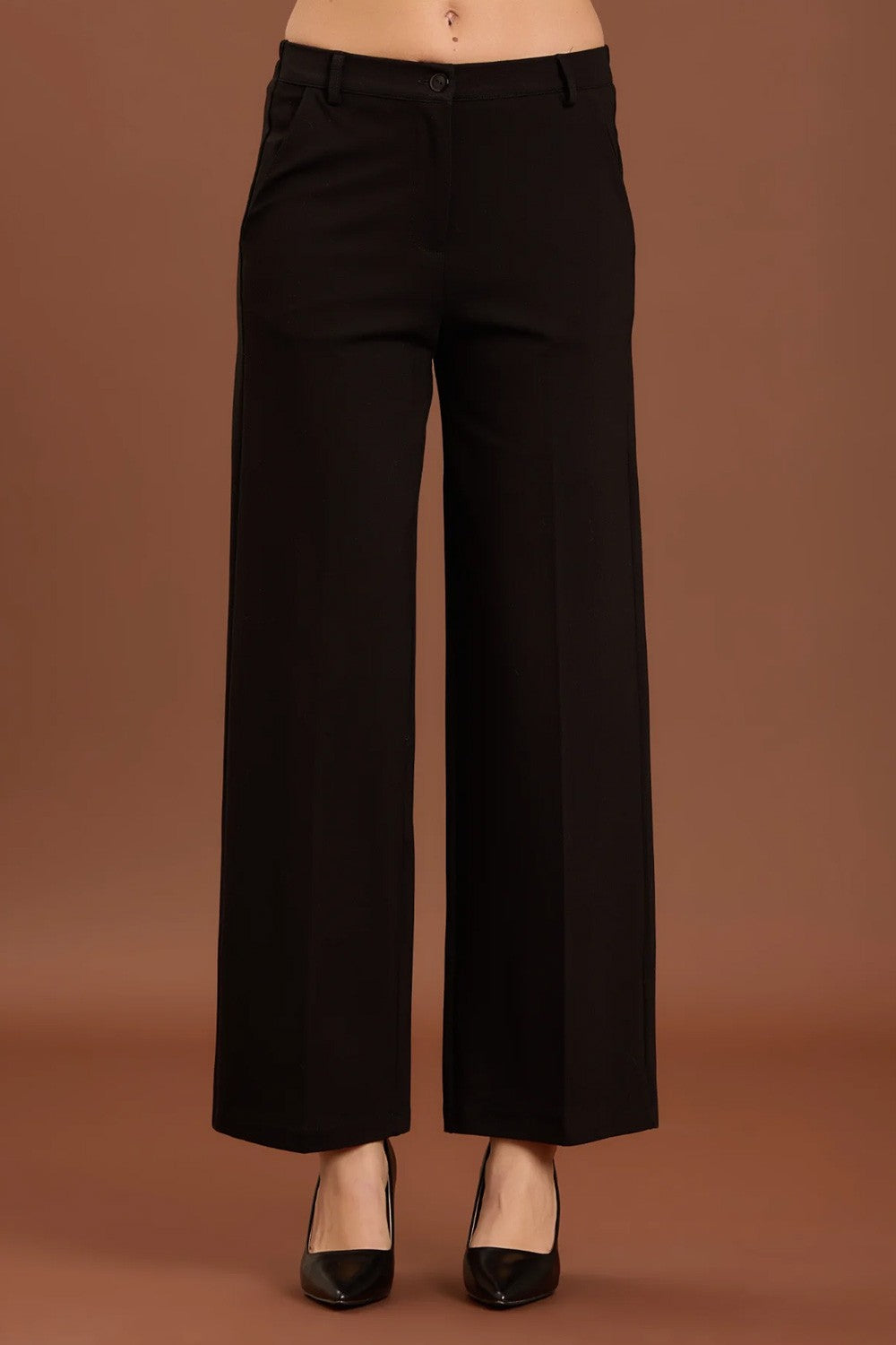Take two - pantalone palazzo punto milano dt01199 moro