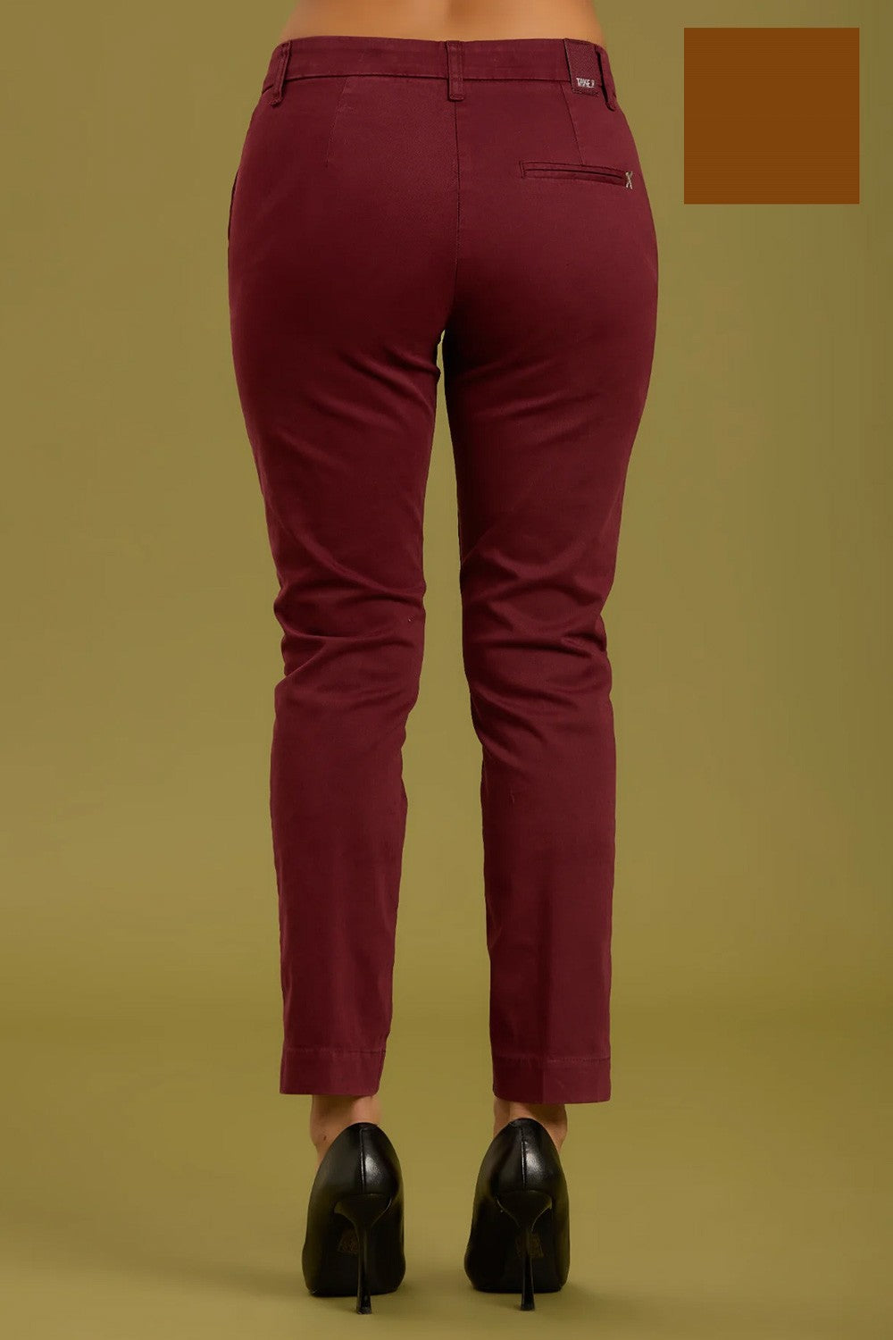 Take two - pantalone marisa raso dt01207 cammello