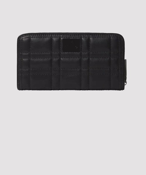 Ck - portafogli donna con cerniera trapuntata k60k609912-bax nero