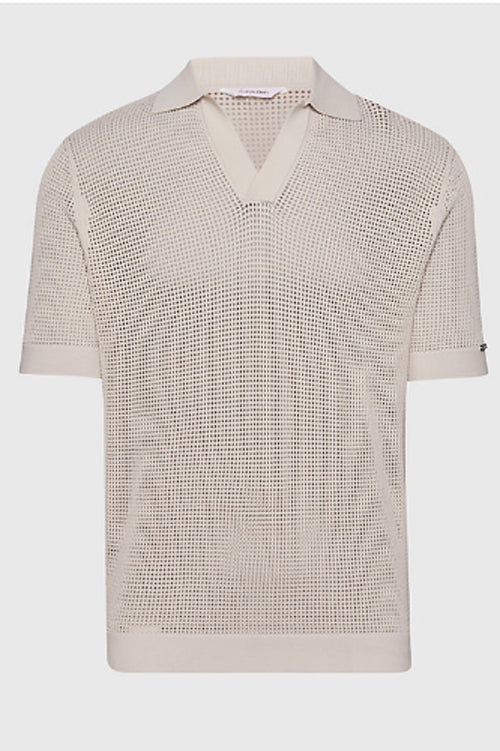 CK - Polo Da Spiaggia In Maglia Aperta