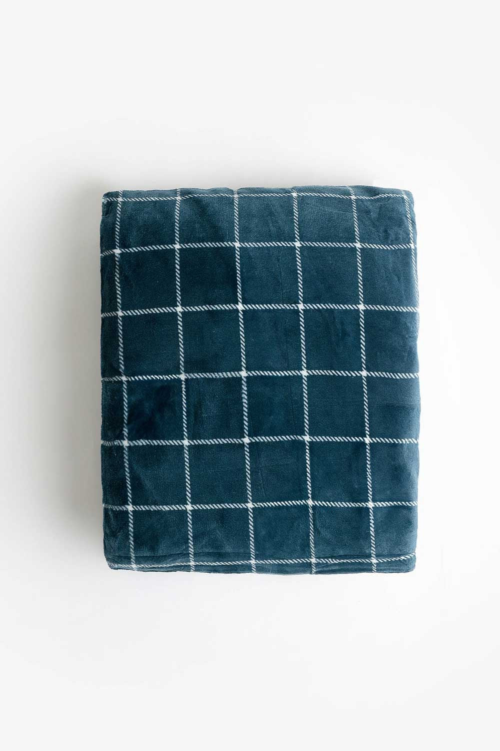 Admas - plaid unisex double-face corel 69035-0-0216 navy
