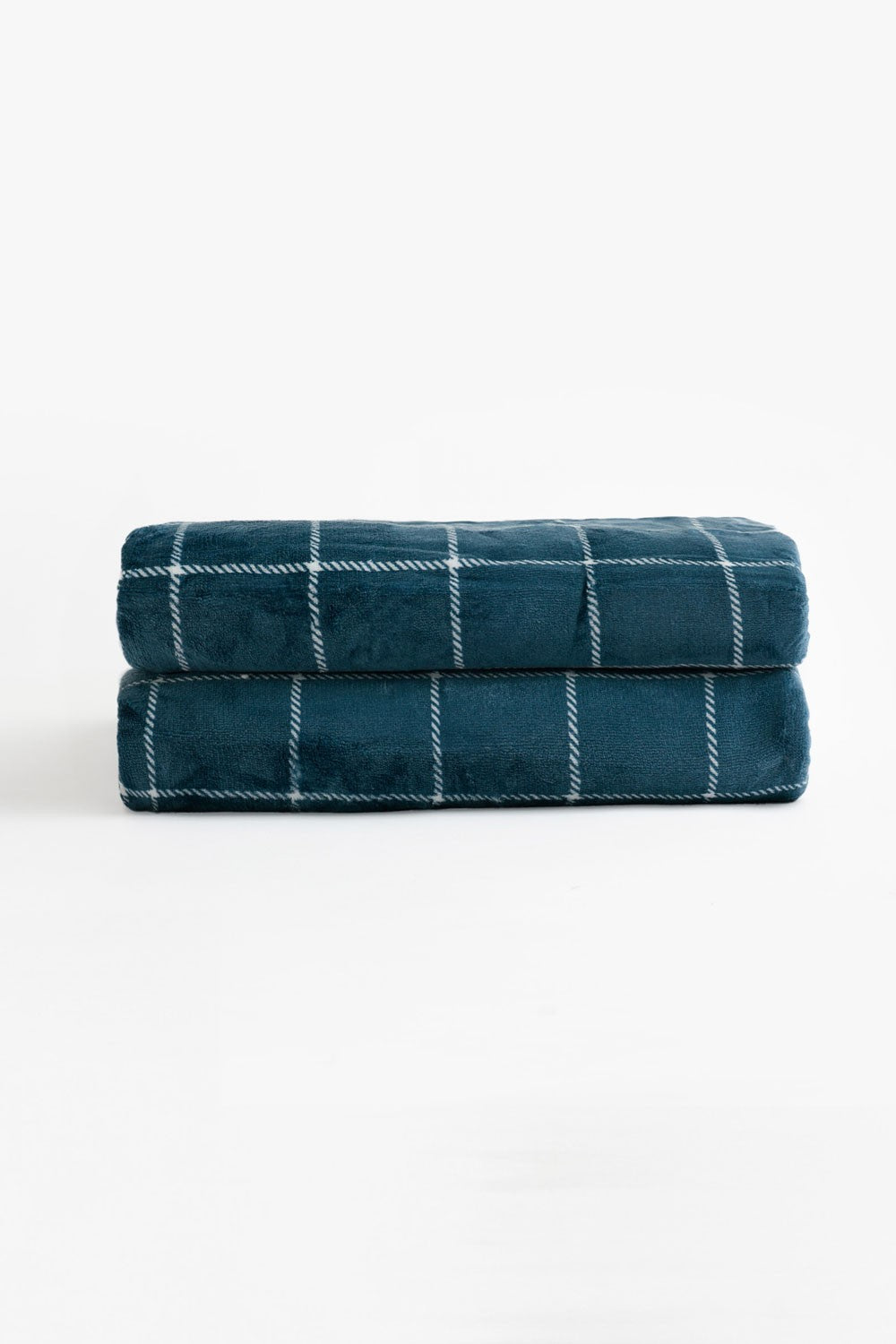 Admas - plaid unisex double-face corel 69035-0-0216 navy
