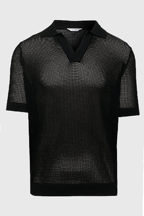 CK - Polo Da Spiaggia In Maglia Aperta