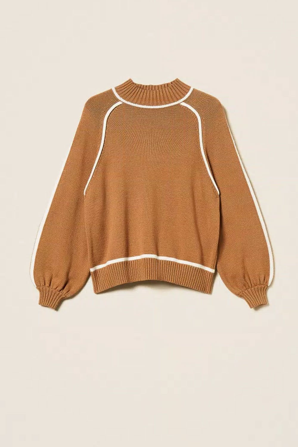 Twinset - luetto bic. camel/off white 252li3ncc 12725