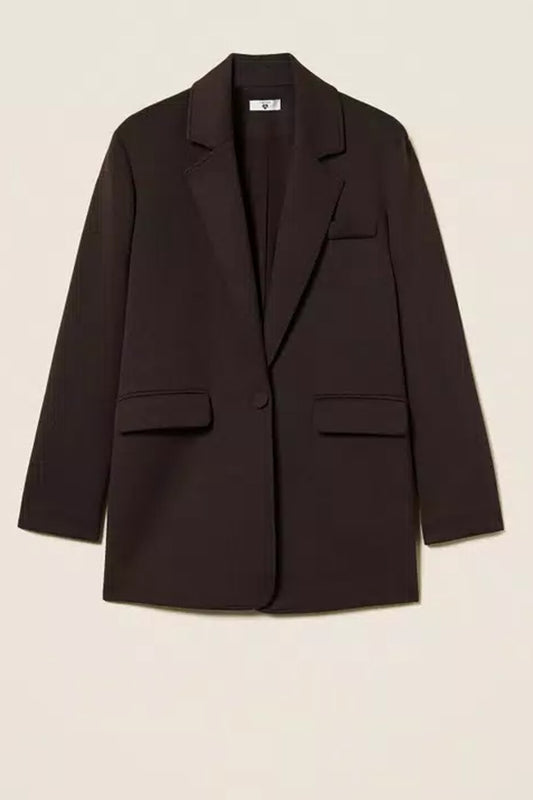 Twinset - blazer black chocolate 252li2laa 11054