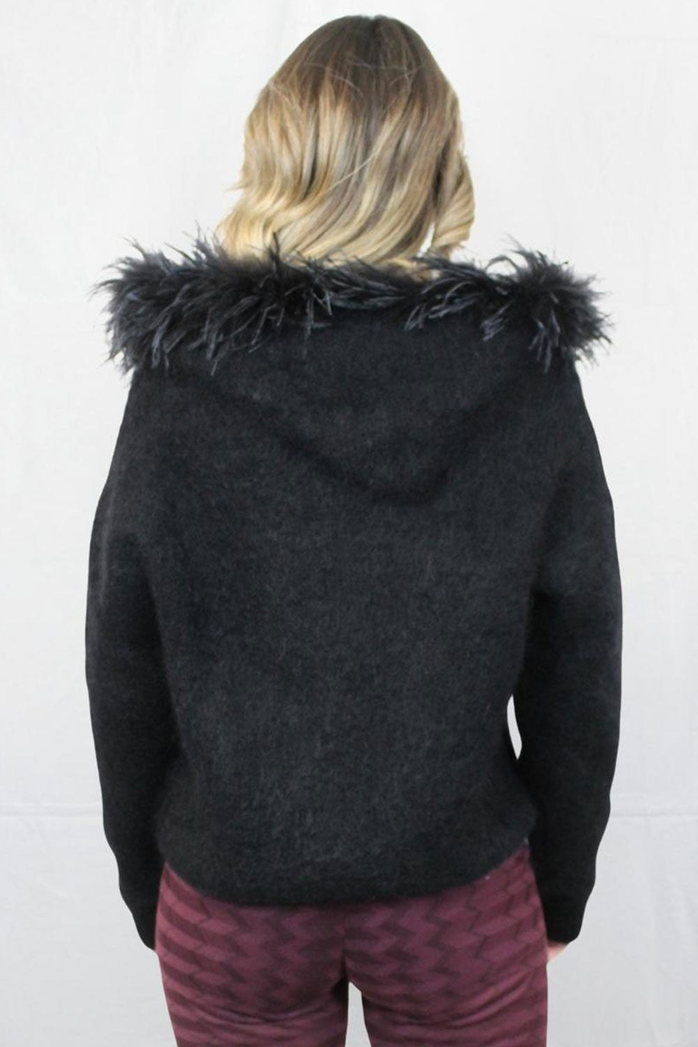 Pho firenze - maglia mohair lux 4324017 nero