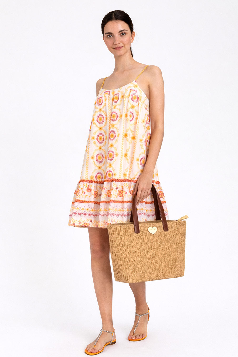 TwinSet - Abito corto con spalline