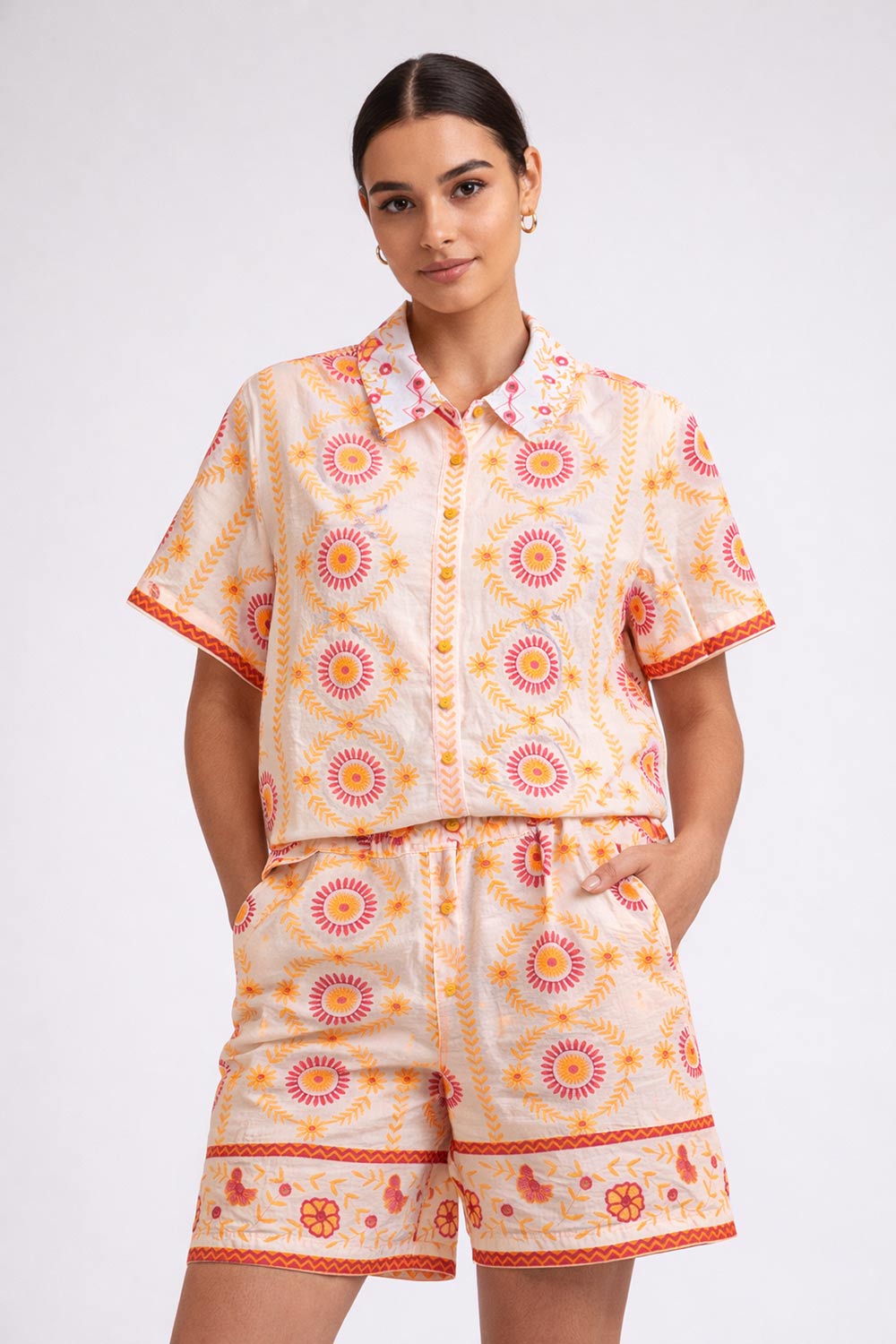 TwinSet - Bermuda Stampa foulard