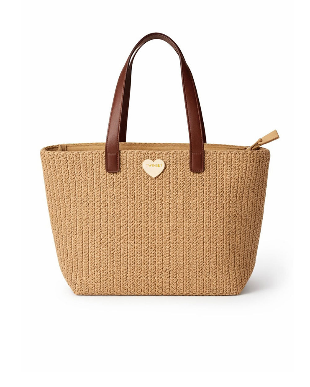 TwinSet - Borsa shopper in rafia