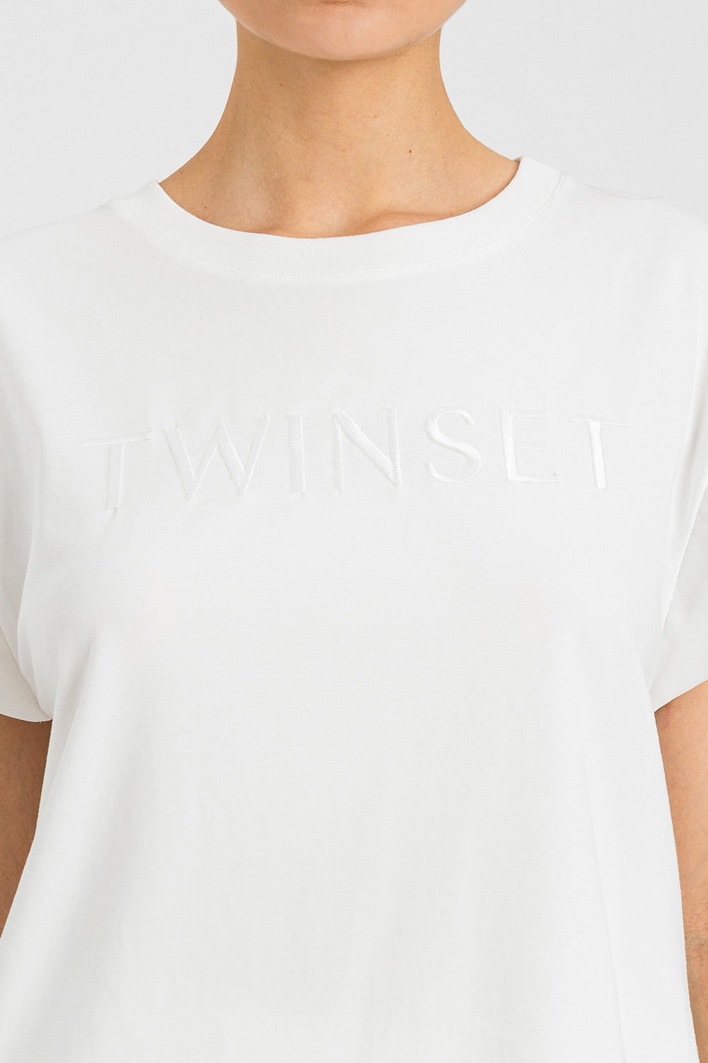 TwinSet - T-Shirt ricamata