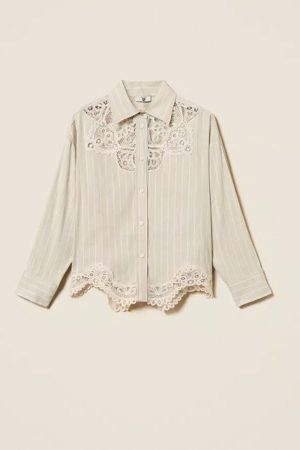 TwinSet - Camicia in misto lino