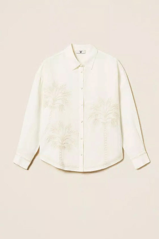 TwinSet - Camicia M/L con ricamo 261LM2MAA 13584