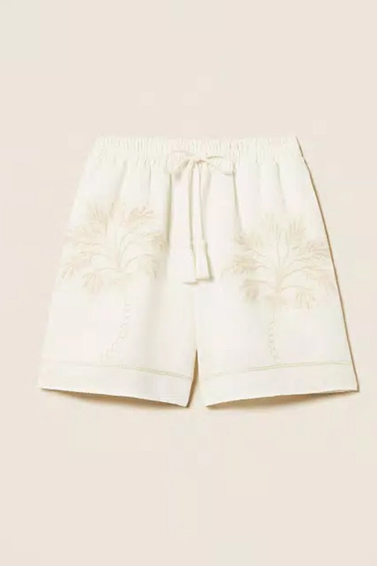 TwinSet - Bermuda con ricamo 261LM2MBB 13584