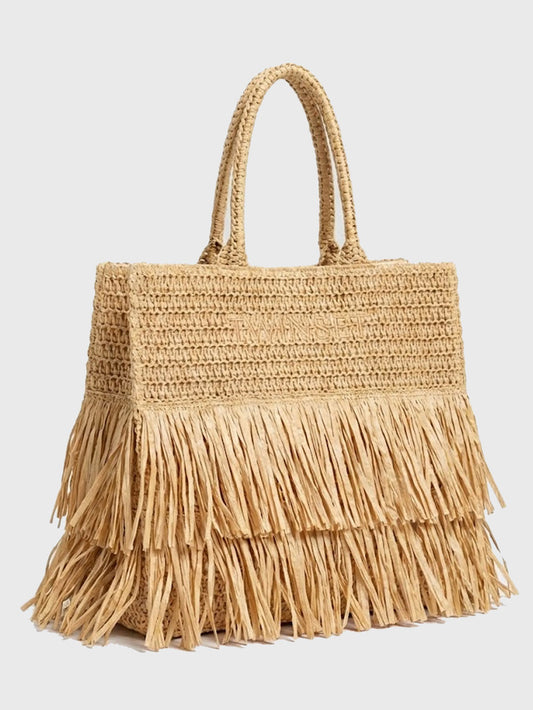 TwinSet - Borsa effetto paglia