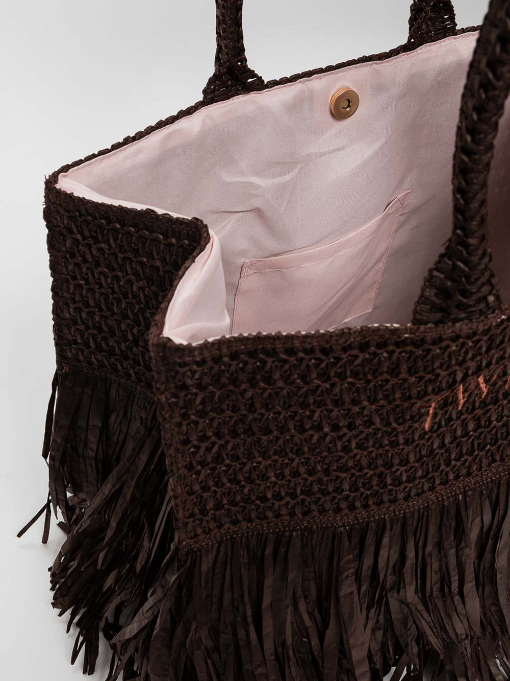 TwinSet - Borsa effetto paglia