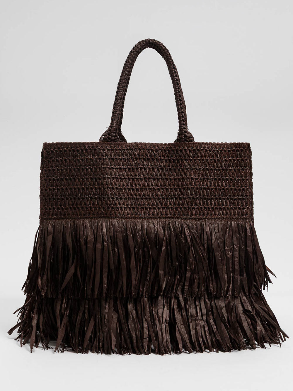 TwinSet - Borsa effetto paglia