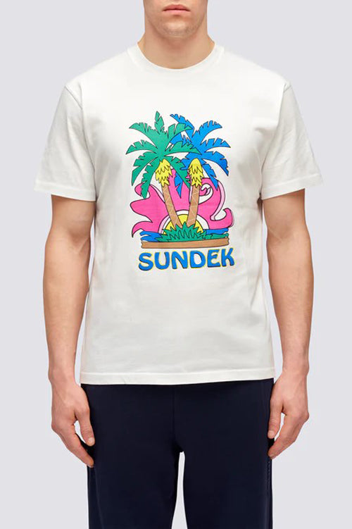 Sundek - T-shirt Stampa Sundek ISLAND