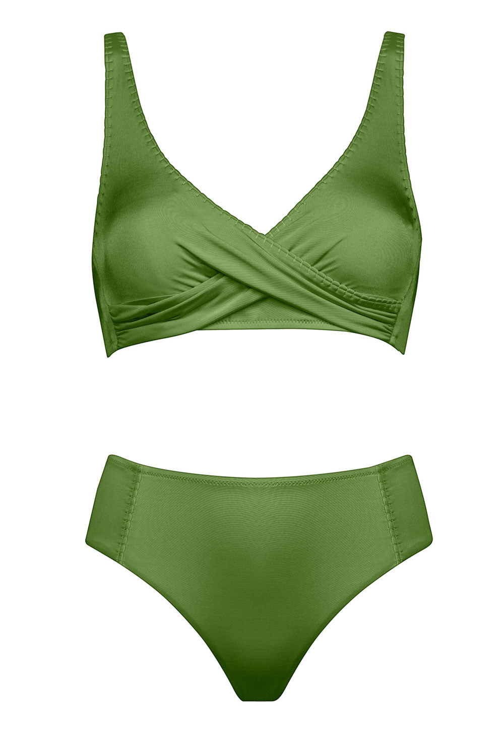 Watercult - Bikini con top incrociato Sea Kelp