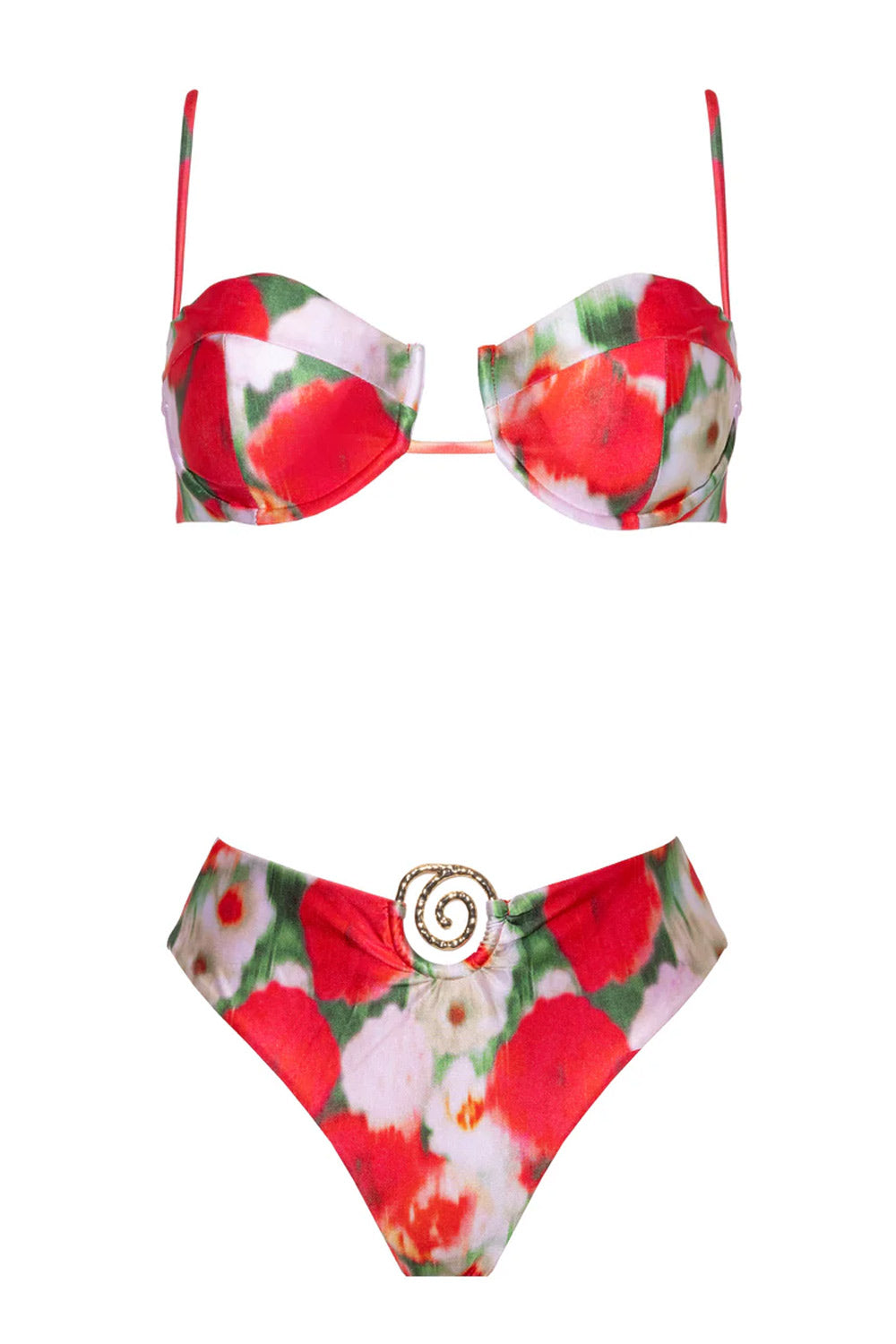 Donna Bikini HADLEY Botanic SAND Lycra Lucida Brasiliana Alta