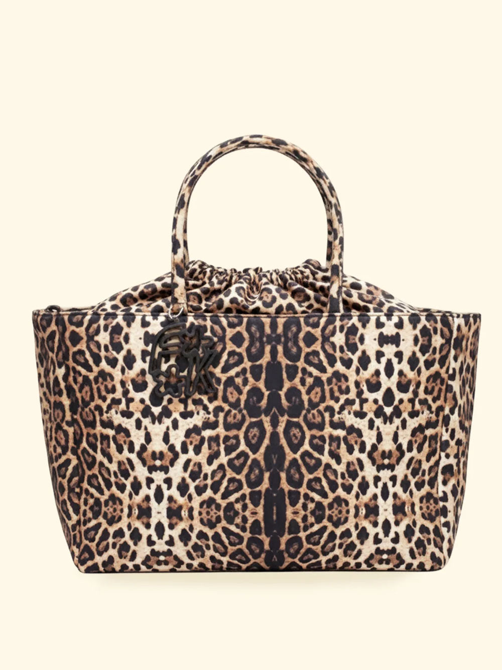 Donna Borsa Mare FK Fantasia Animalier con Tracolla Removibile
