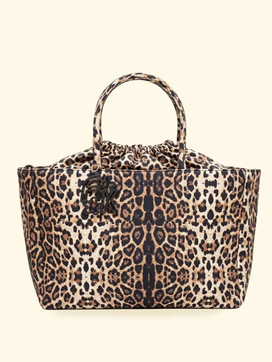 Donna Borsa Mare FK Fantasia Animalier con Tracolla Removibile