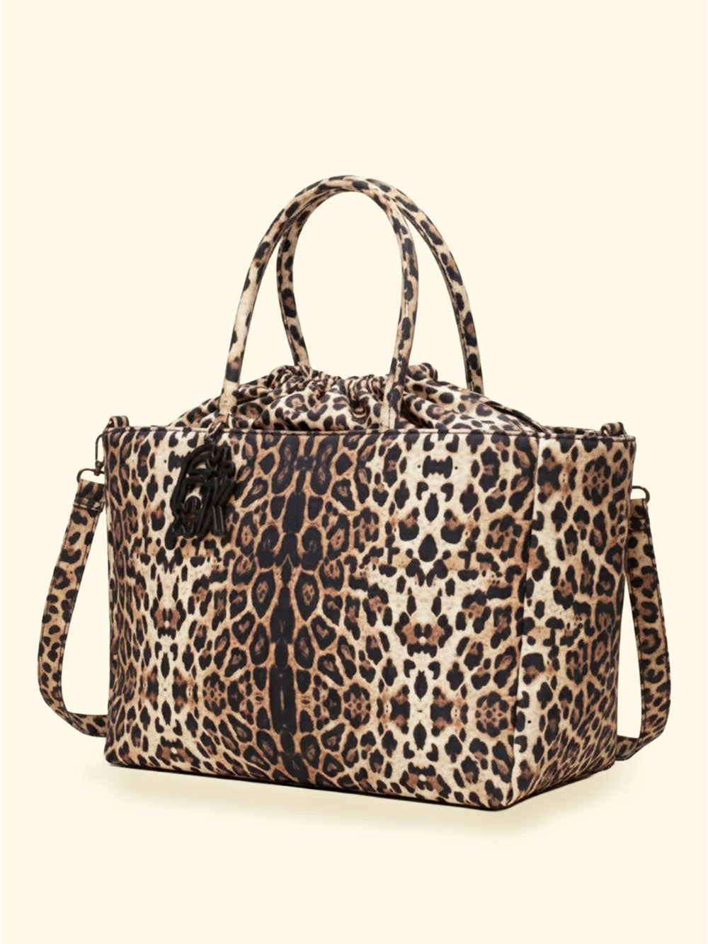 Donna Borsa Mare FK Fantasia Animalier con Tracolla Removibile
