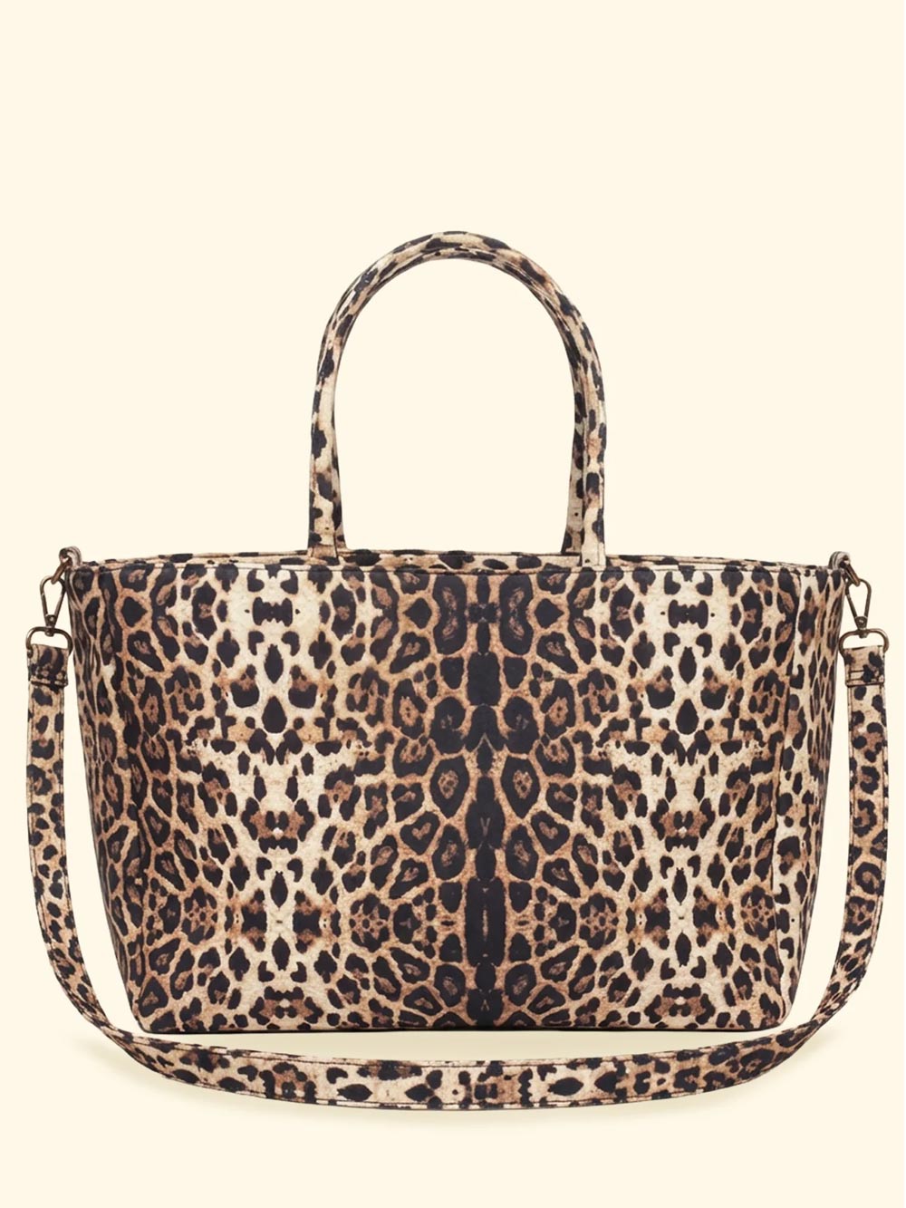 Donna Borsa Mare FK Fantasia Animalier con Tracolla Removibile
