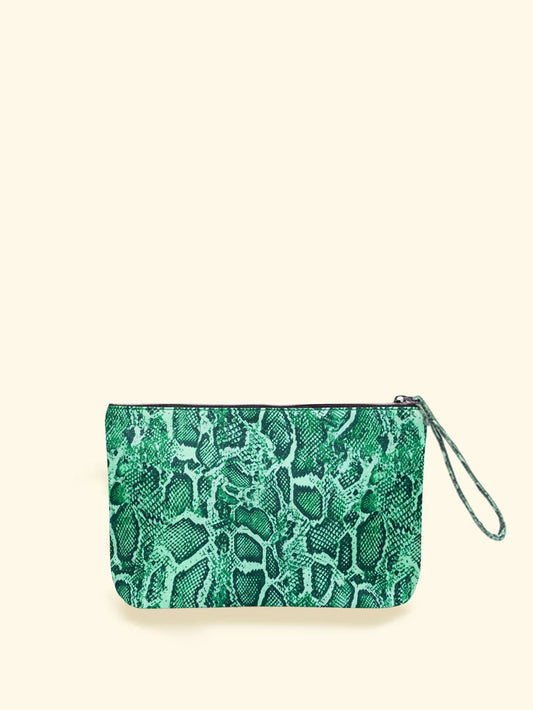 Donna Mini Pochette FK Fantasia Snake Verde