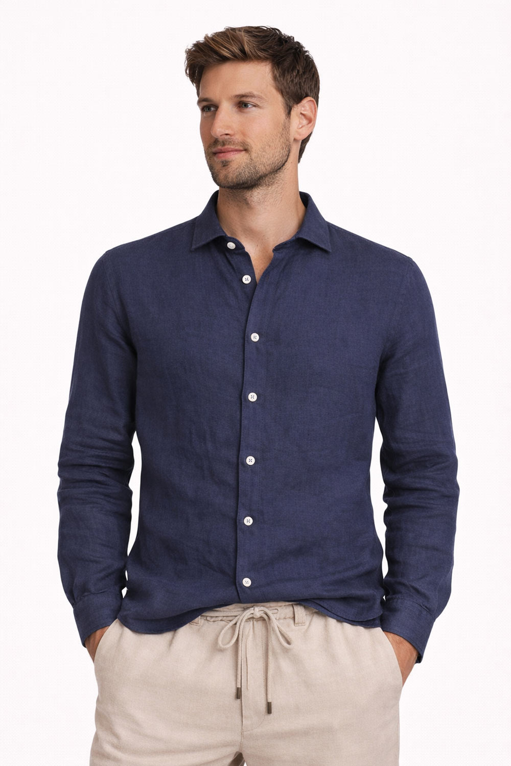 Mastricamiciai - Camicia in Lino LUCA