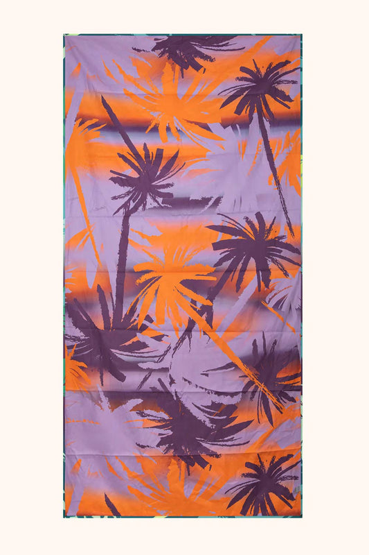 Donna Telo Mare Me Fui Microfibra Fantasia Tropicale Reverse