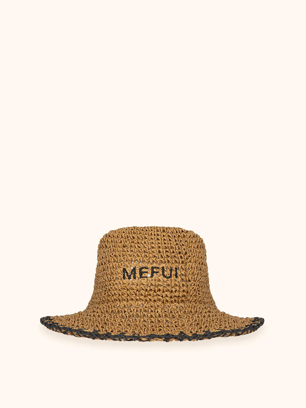 Donna Cappello Me Fui Paglia Light Brown Tesa Media