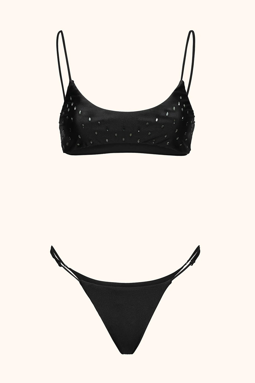 MeFui - Bikini Top Fisso con Slip Fisso