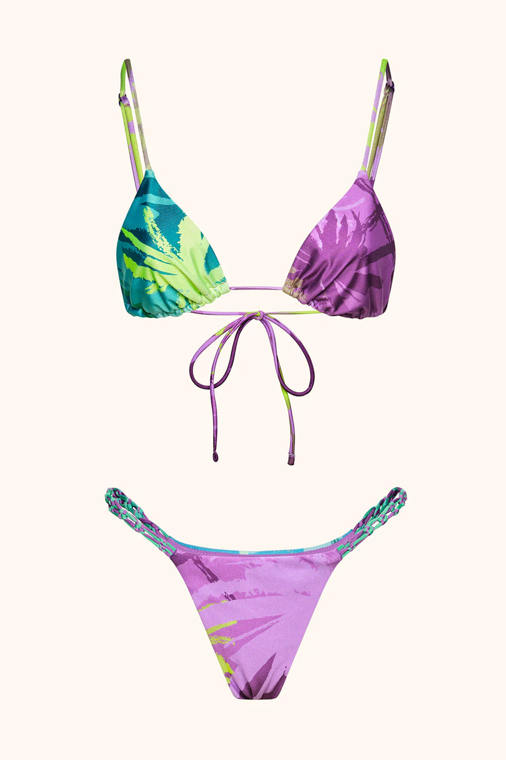 Donna Bikini Me Fui Triangolo Lycra Lucida Slip Fantasy