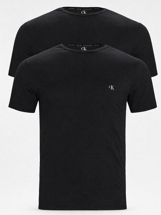 CK - T-Shirt Louge 2pack CK Nero