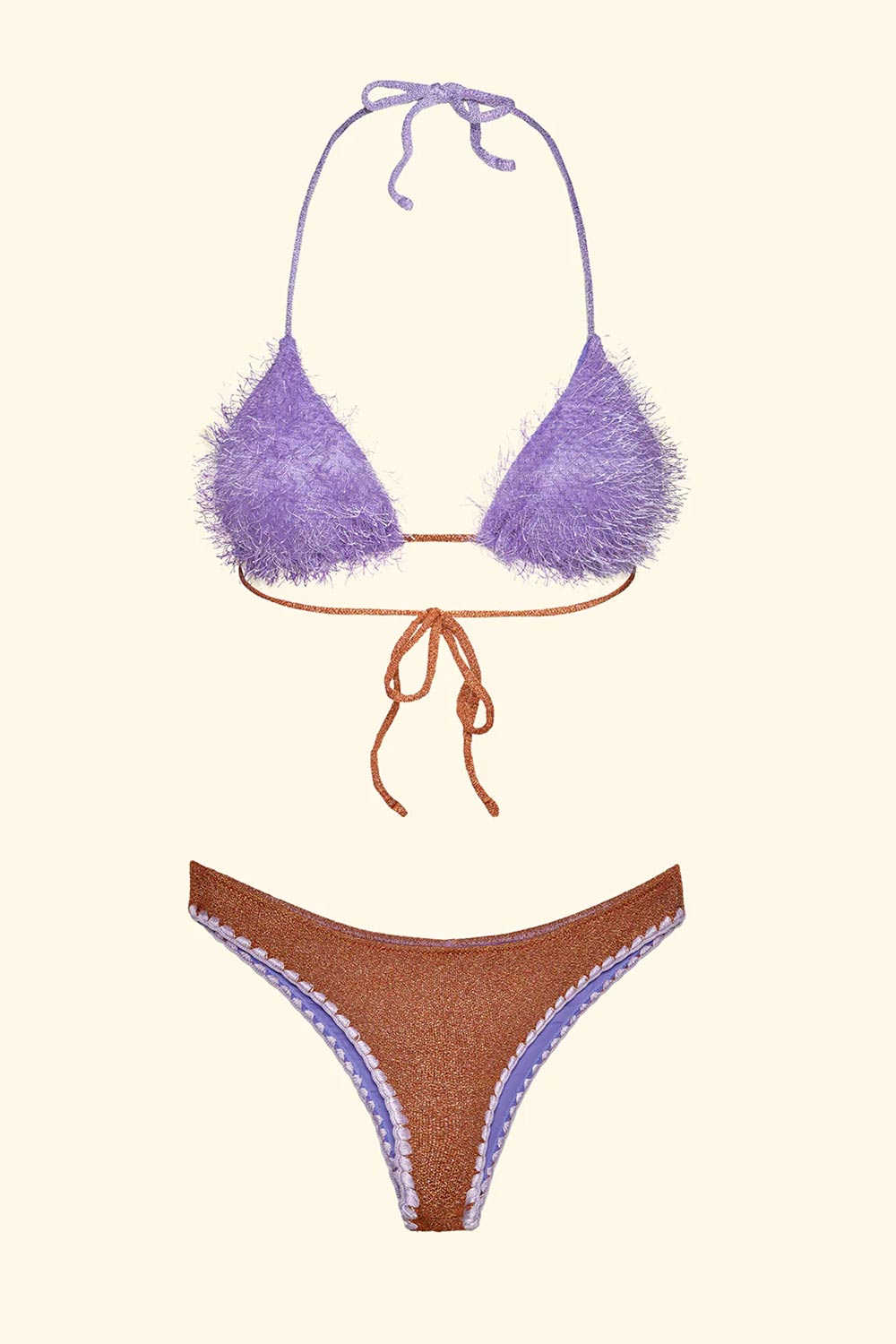 Bikini Triangolo con slip culotte fissa