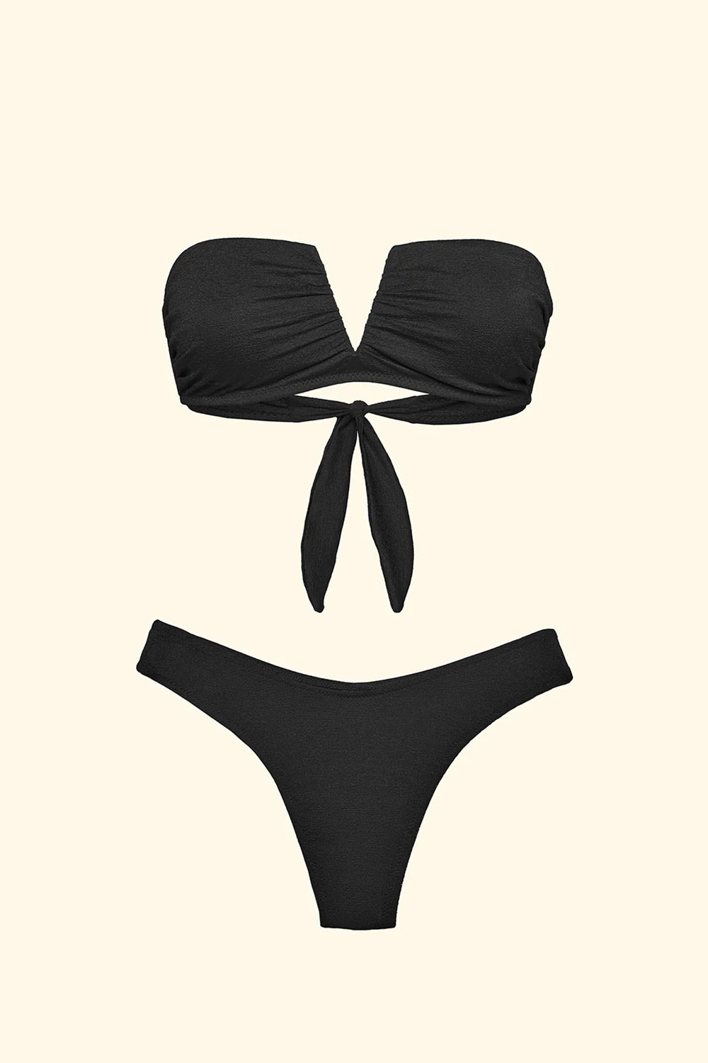 EffeK - Bikini Fascia a V con slip americano fisso