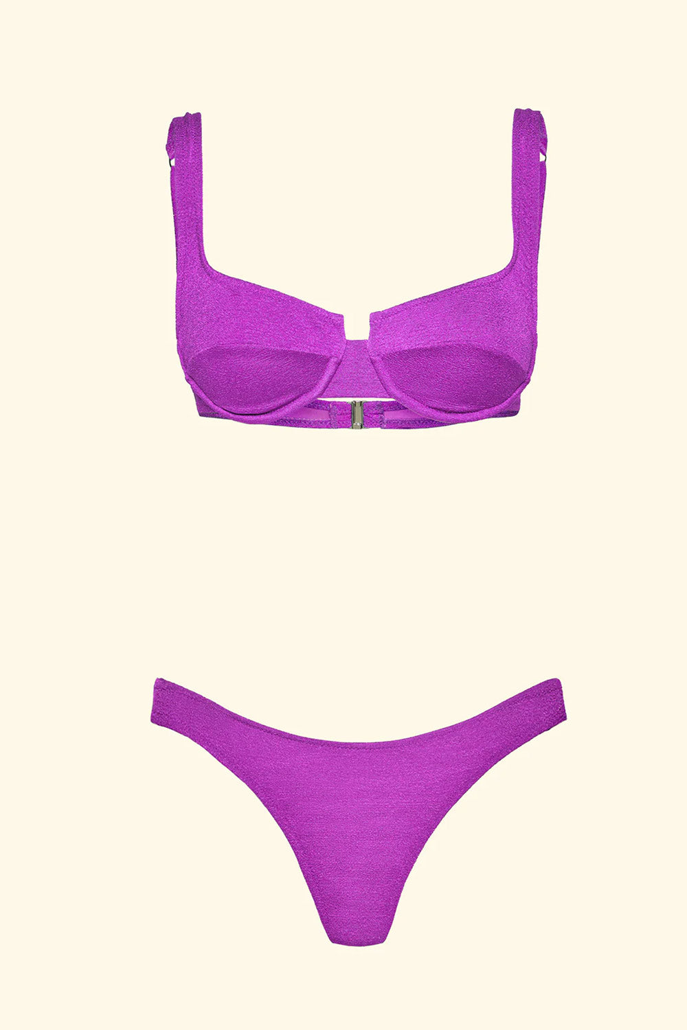 EffeK - Bikini Ferretto con slip brasiliano fisso
