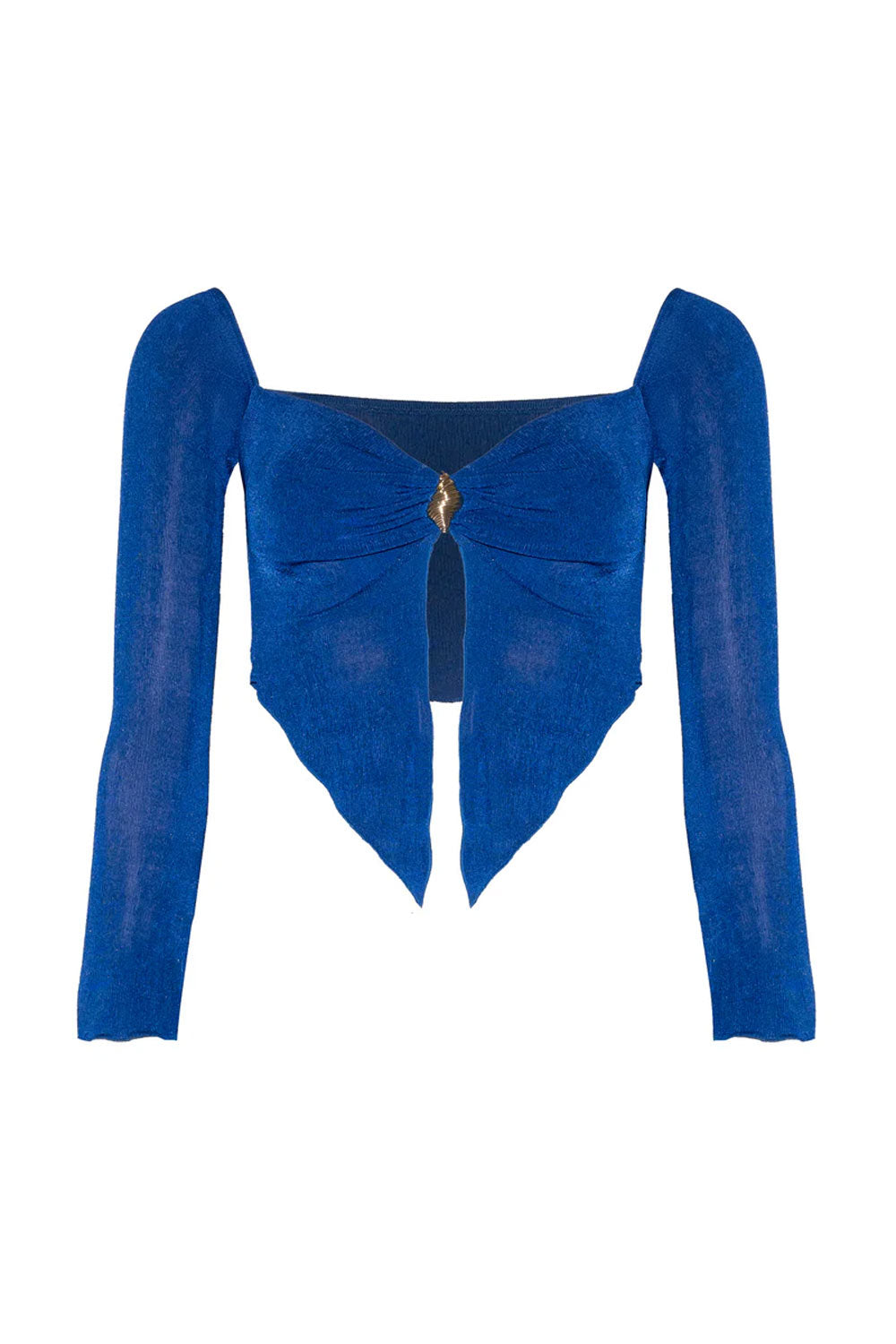 Donna Top MOANA Blue Rebel SAND Maglia Opalescente Gioiello