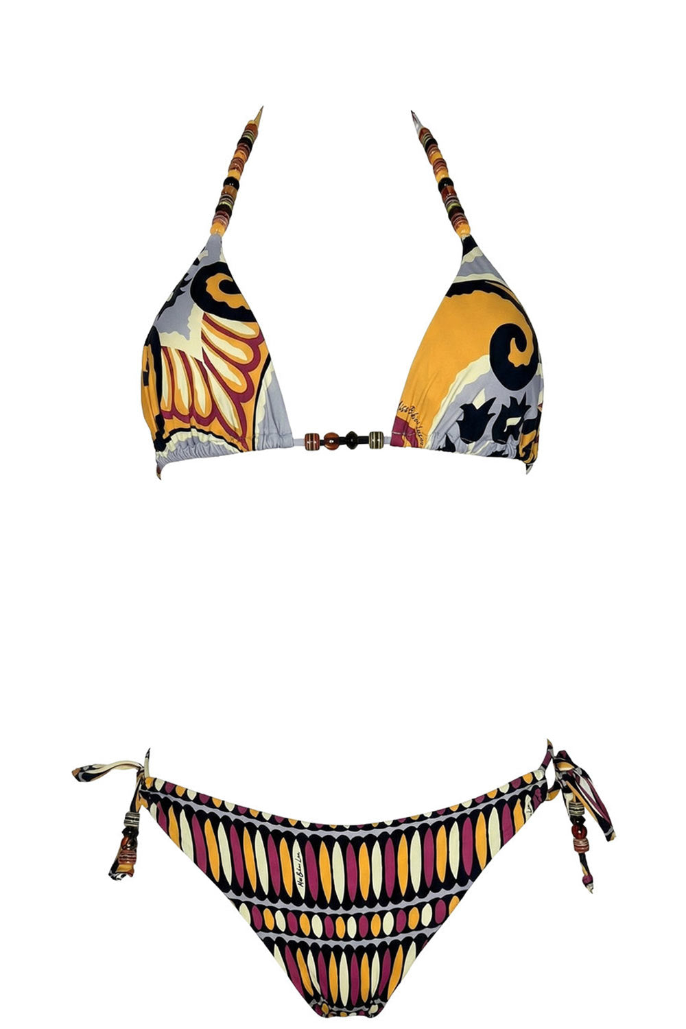 Miss Bikini - Bikini Triangolo con pietre colorate