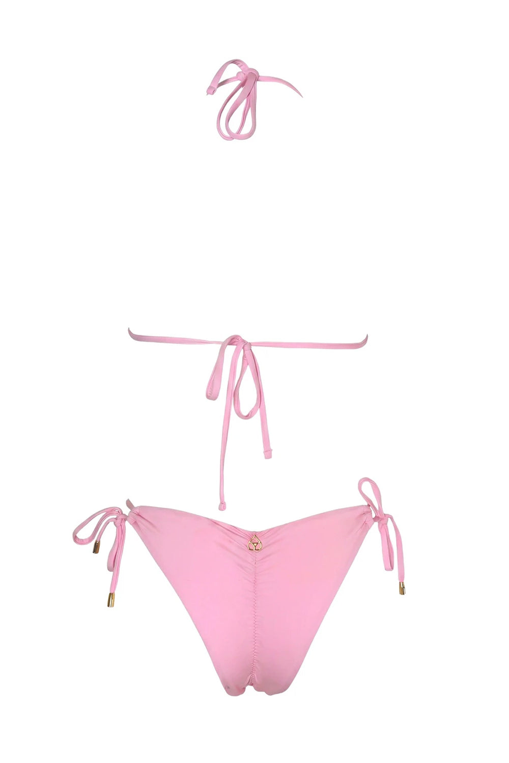 Donna Bikini Triangolo Miss Bikini Luxe Pizzo Floreale Rosa