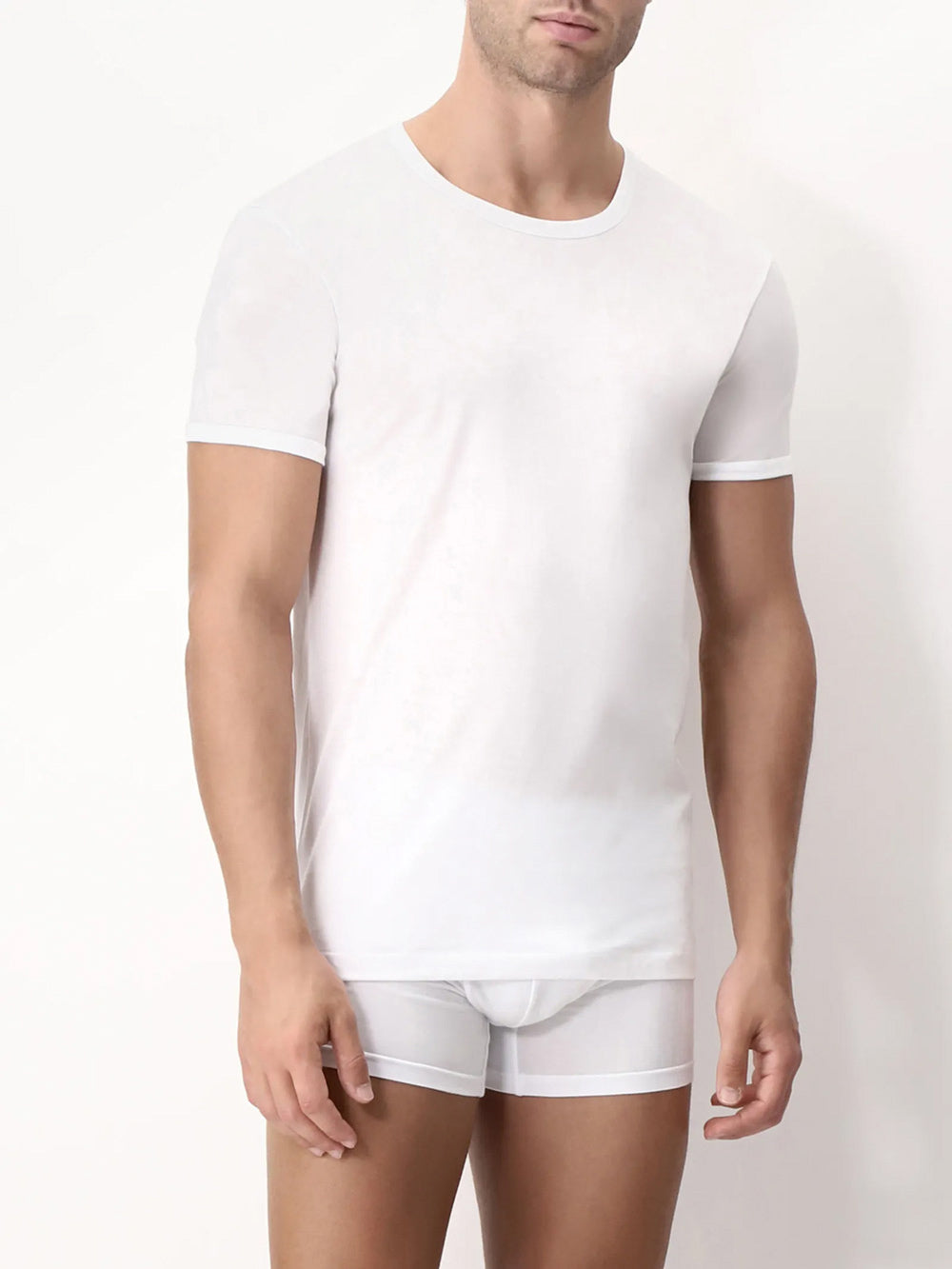 CAGI - T-shirt Girocollo in Cotone Filo di Scozia Privilegio