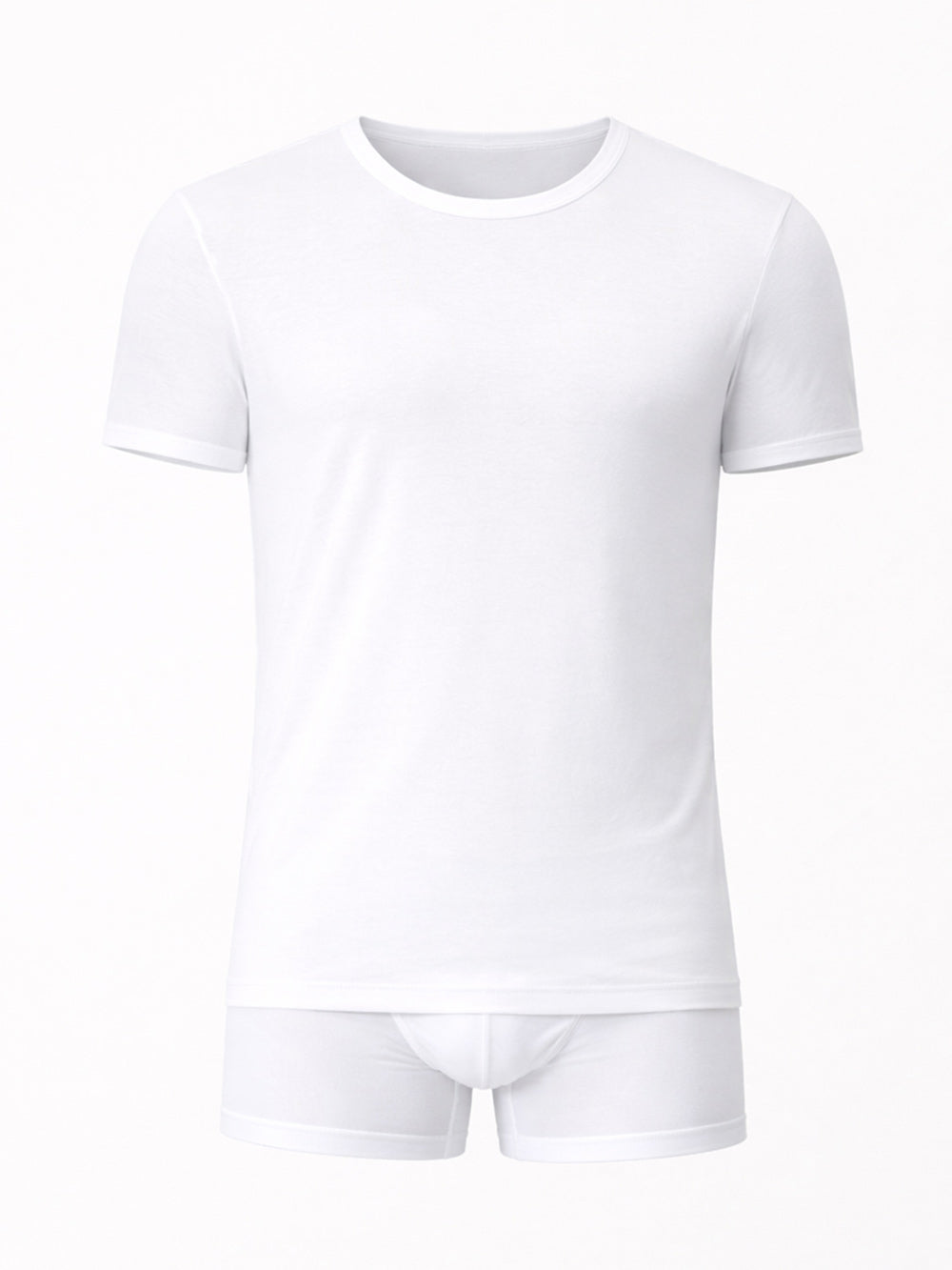 CAGI - T-shirt Girocollo in Cotone Filo di Scozia Privilegio
